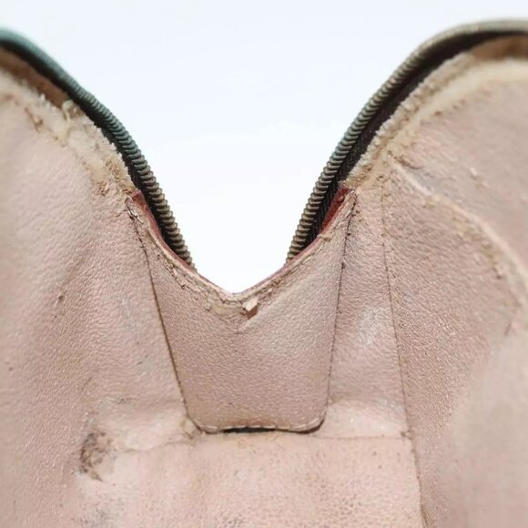 LOUIS VUITTON Monogram Trousse Demi Ronde Cosmetic Pouch M47520 LV Auth 89924 - Picture 13 of 16